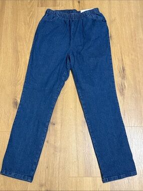 Chic Indigo Stretch Jeggings with Elastic Waist